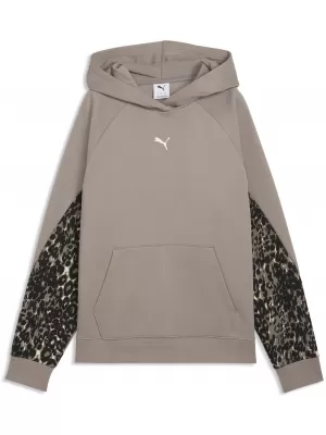 Ženski sweatshirt PUMA SPORT ANIMAL STANDARD HOODIE FL 69400781 MIŠJE SIVA