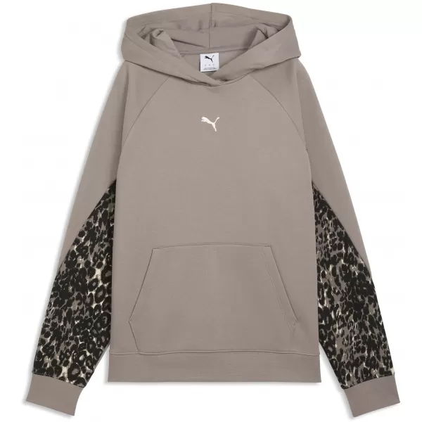  Ženski sweatshirt PUMA SPORT ANIMAL STANDARD HOODIE FL 69400781 MIŠJE SIVA 