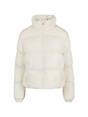 Prošivena ženska jakna URBAN CLASSICS TB8713-02903 BIJELI PIJESAK