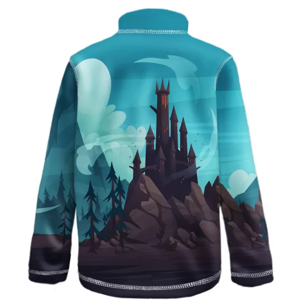  Dječja majica od flisa WAMU DRAGON FANTASY PLAVA 