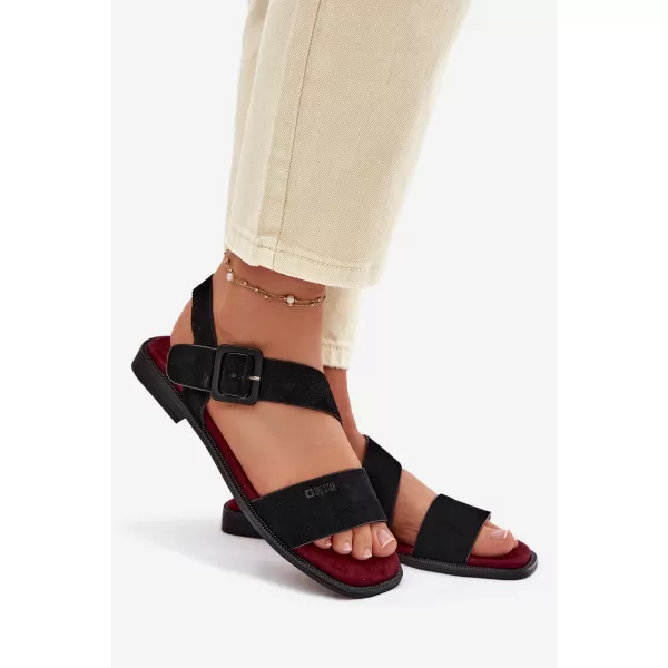  Ženske sandale BIG STAR SHOES TT274490 CRNA 