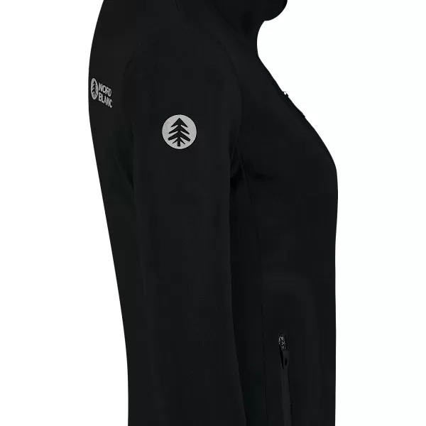  Ženska lagana majica od flisa NORDBLANC MAPLE NBSFL8374 CRNA 
