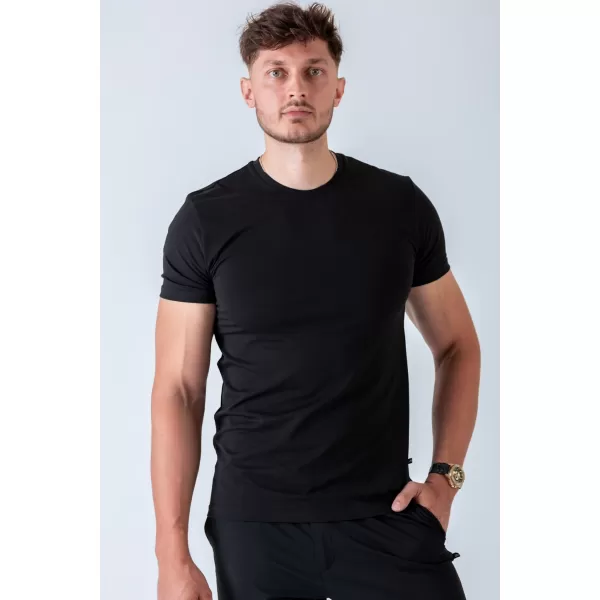  Muške majice NEBBIA MIKE MUSCLE FIT 158 CRNA 