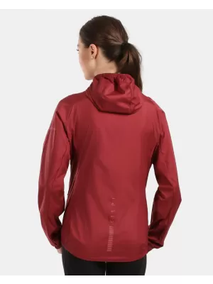 Ženska vjetrovka KILPI ROSA-W 1L0109KI TAMNOCRVENA