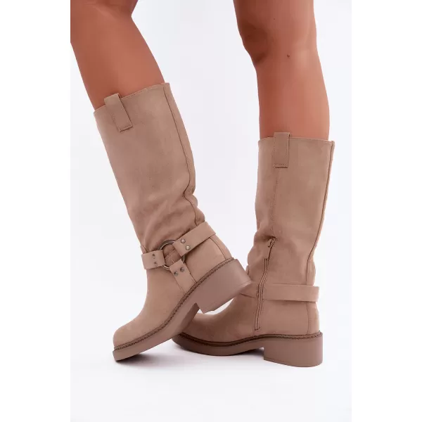  Ženske čizme BOTO LQ-163 KAKI 