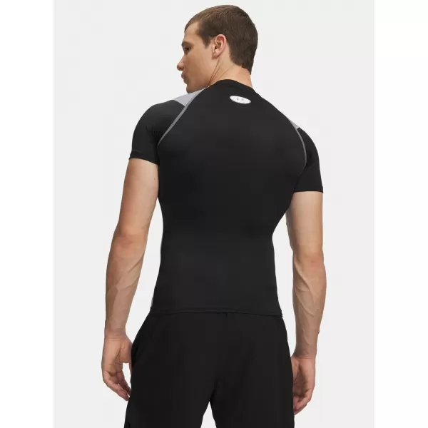  Muška majica kratkih rukava UNDER ARMOUR UA HG ELITE COMP SS 6015382-008 CRNA 