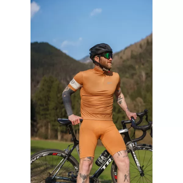  Muške biciklističke hlače NORDBLANC LEADING NBSPM8082 SMEĐA 