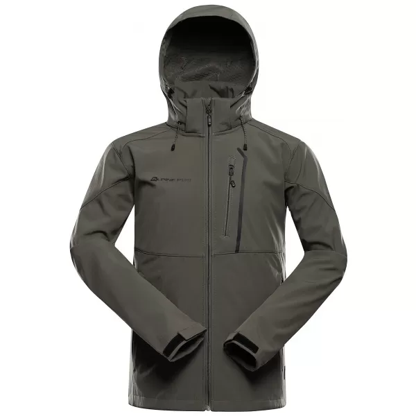  Muška softshell jakna ALPINE PRO HOOR 2 KUHANI BOSILJAK 