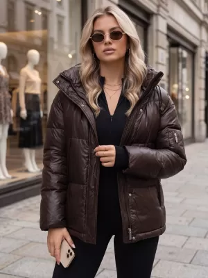 Ženska jakna DSTREET TY5965 SMEĐA