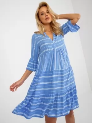 Haljina SUBLEVEL D73771M30214F PLAVA