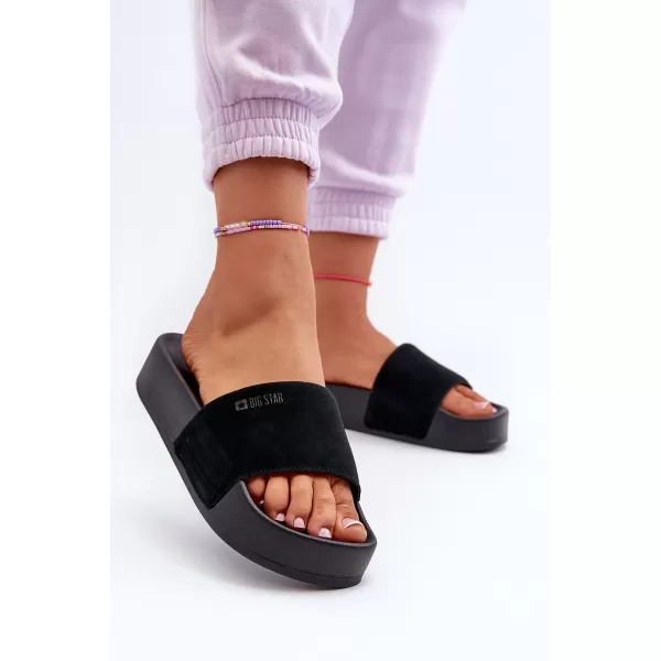  Ženske papuče BIG STAR SHOES NN274A670 CRNA 