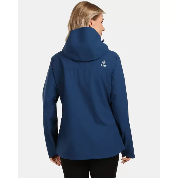  Ženska hardshell jakna KILPI MONTANA-W 1L0102KI TAMNOPLAVA 