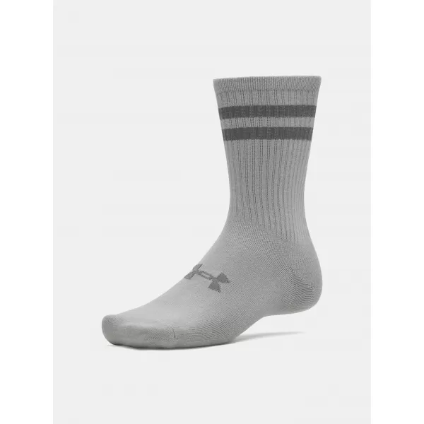  Čarape UNDER ARMOUR ESSENTIAL 6PK CREW 1387058-069 SIVA 