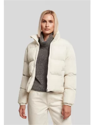 Prošivena ženska jakna URBAN CLASSICS TB8713-02903 BIJELI PIJESAK