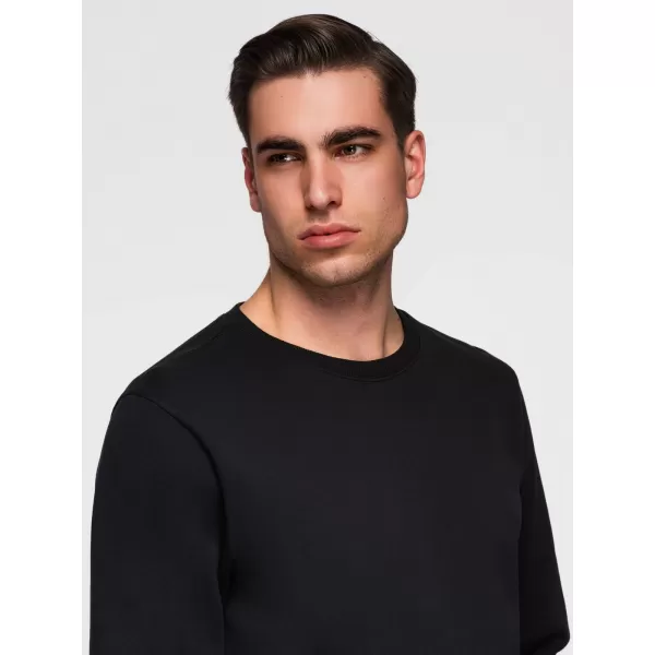  Muški sweatshirt OMBRE OM-SSBN-0271 CRNA 
