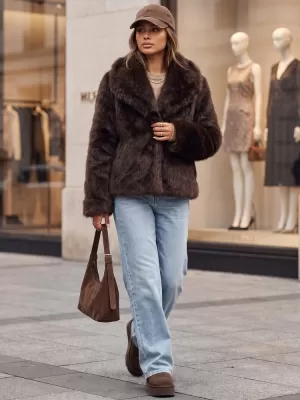 Ženska jakna DSTREET TY5906 SMEĐA