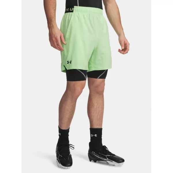  Muške kratke hlače UNDER ARMOUR UA VANISH WOVEN 6IN SHORTS 1373718-712 ZELENA 