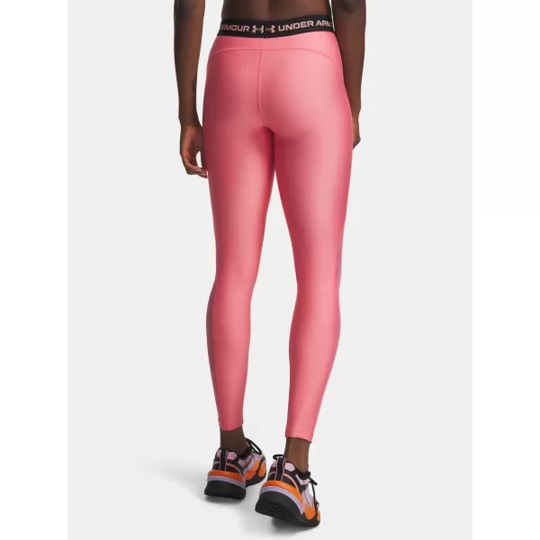  Ženske tajice UNDER ARMOUR HEATGEAR MESH LEGGING 6010009-600 RUŽIČASTA 