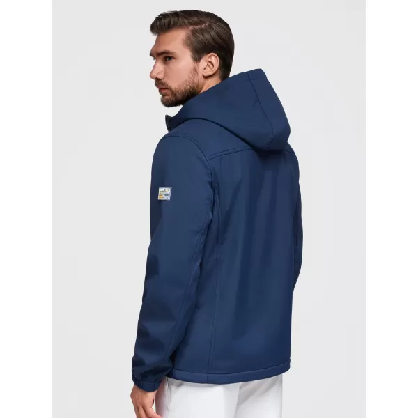  Muška softshell jakna OMBRE OM-JANP-0292 TAMNOPLAVA 