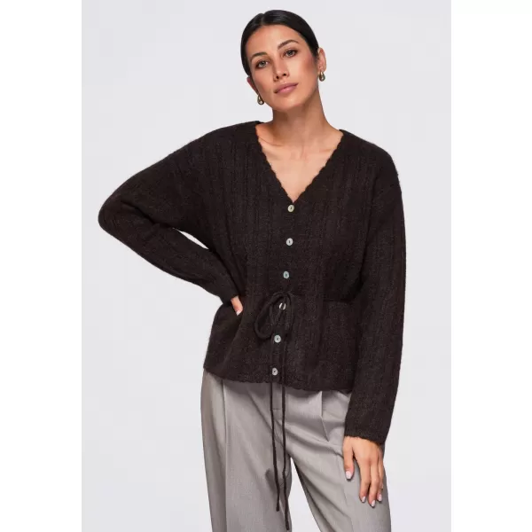  Ženski pulover OMBRE OW-SW-E0012 SMEĐA 