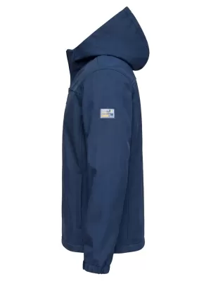 Muška softshell jakna OMBRE C581 TAMNOPLAVA