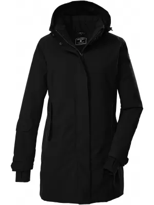 Ženska parka KILLTEC KOW 20 CRNA