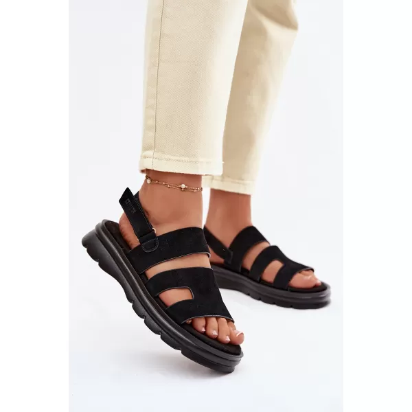  Ženske sandale BIG STAR SHOES TT274484 CRNA 