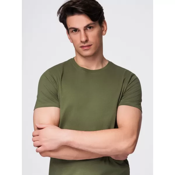  Muška majica kratkih rukava OMBRE OM-TSBS-0268 CRNO/ZELENO/KAKI 