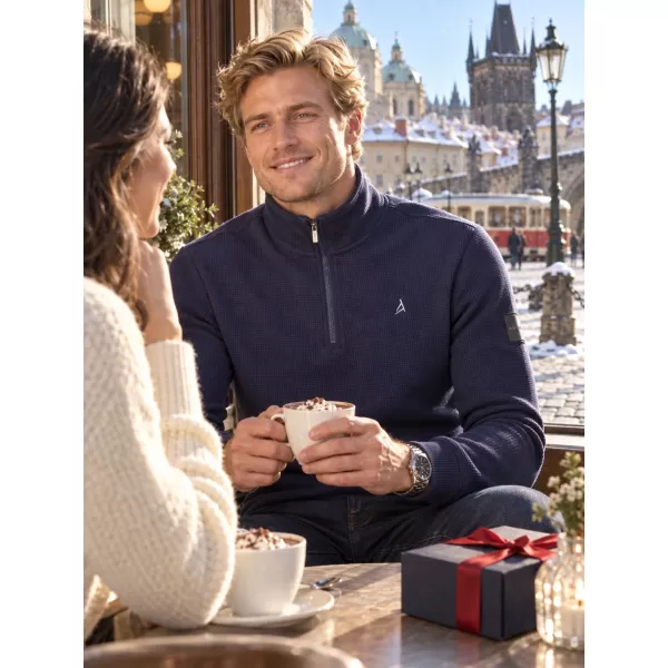  Muški sweatshirt ALTISPORT IKEY TAMNOPLAVA 