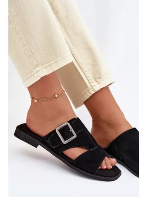 Ženske papuče BIG STAR SHOES TT274477 CRNA