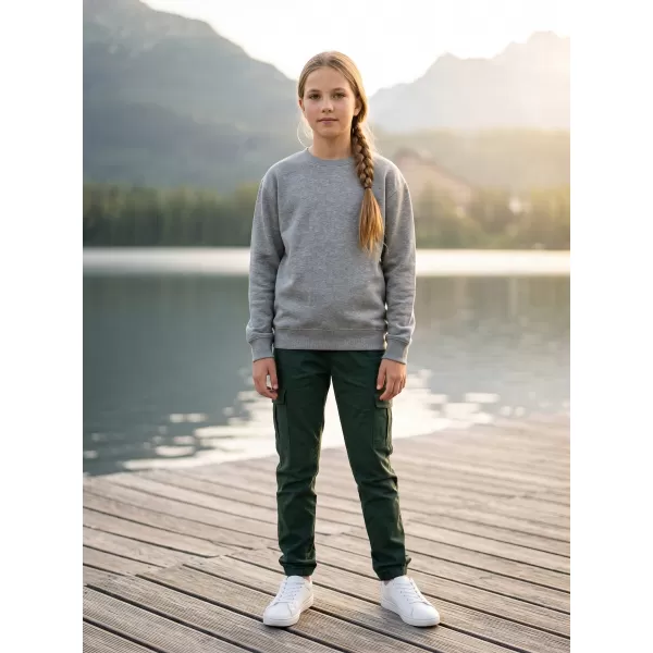  Dječji sweatshirt MALFINI CREW 427 TAMNO SIVI ODSJAJI 
