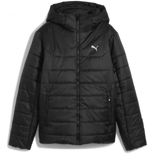  Ženska jakna PUMA ESS HOODED PADDED JACKET 68523101 PUMA CRNA 