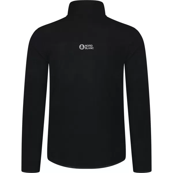  Muški lagani sweatshirt od flisa NORDBLANC QUARRY NBSFM8372 CRNA 