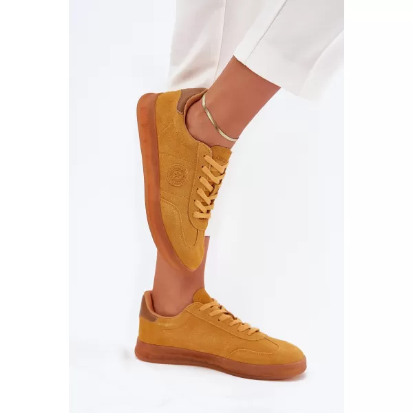  Ženske tenisice BIG STAR SHOES RR274846 ŽUTO/ZLATNO 