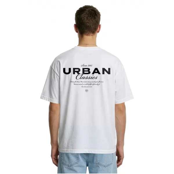  Muška majica kratkih rukava URBAN CLASSICS TB8665 BIJELA 