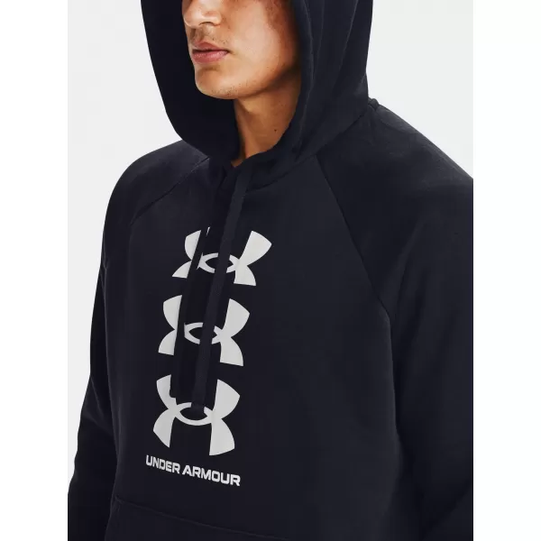  Muški sweatshirt UNDER ARMOUR RIVAL FLC MULTILOGO HD 1357094-001 CRNA 