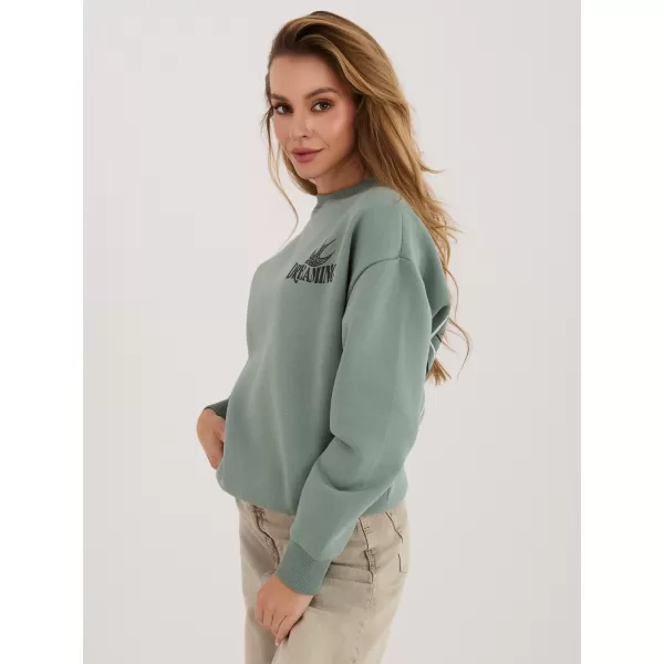  Ženski sweatshirt SUBLEVEL D10600T02568H PISTACIJE 