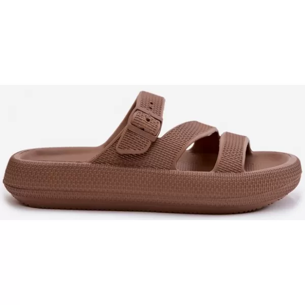 Ženske papuče BIG STAR SHOES 42155-19 SMEĐA/BEŽ 