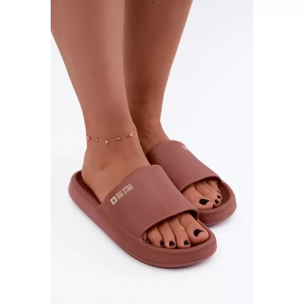  Ženske papuče BIG STAR SHOES UU274088 NIJANSE CRVENE 
