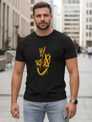 Muška majica kratkih rukava DSTREET NX0138R-BK CRNA