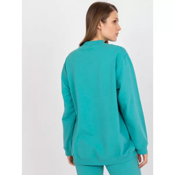  Ženski sweatshirt BASIC FEEL GOOD AP-BL-A-R001 TIRKIZ 