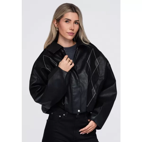  Ženska jakna OMBRE OW-JT-E0004 CRNA 
