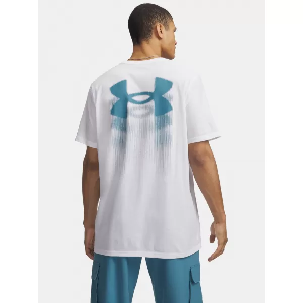  Muška majica kratkih rukava UNDER ARMOUR M BLUR LOGO SS 6009245-100 BIJELA 