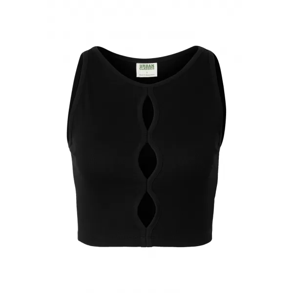  Ženska majica bez rukava URBAN CLASSICS TB8173S-00007 CRNA 