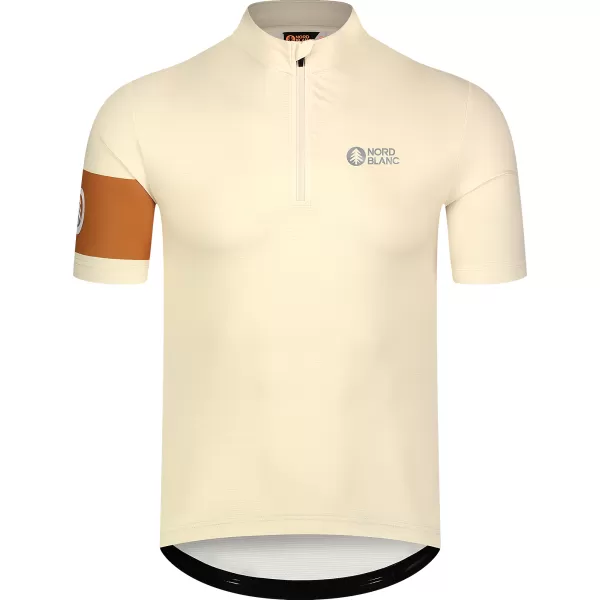  Muški biciklistički dres NORDBLANC CAMEL NBSMF8079 BEŽ 