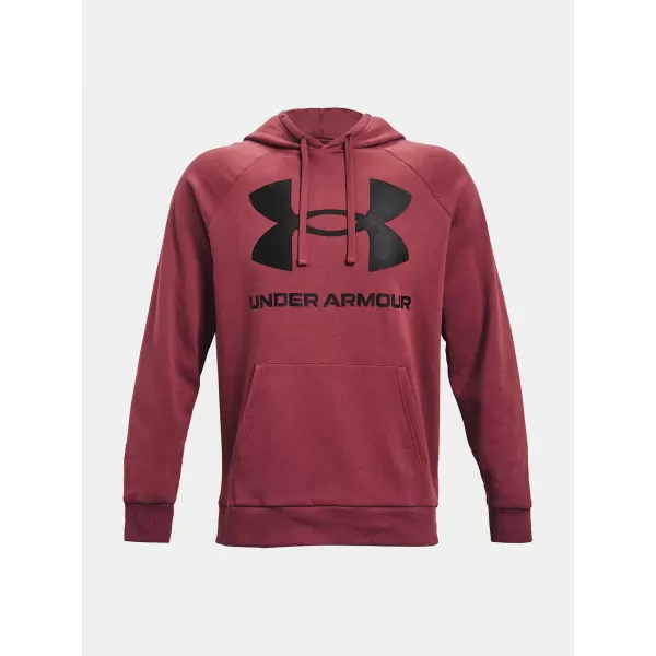  Muški sweatshirt UNDER ARMOUR RIVAL FLEECE BIG LOGO HD 1357093-652 CRVENA 