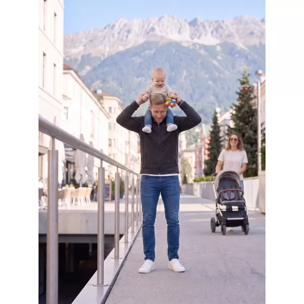  Muška majica od flisa ALTISPORT ALM002852 CRNO I SREBRNO 