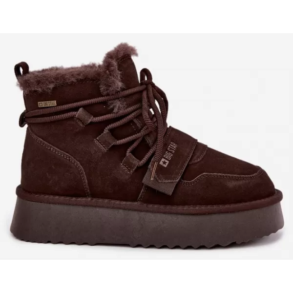  Ženski snjegovići BIG STAR SHOES UU274316 SMEĐE/BEŽ SJENE 