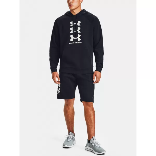  Muški sweatshirt UNDER ARMOUR RIVAL FLC MULTILOGO HD 1357094-001 CRNA 