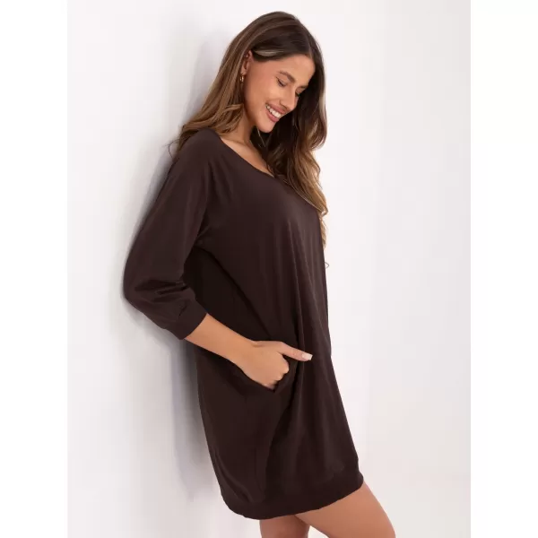  Haljina BASIC FEEL GOOD RV-SK-7203.35P TAMNO SMEĐA 